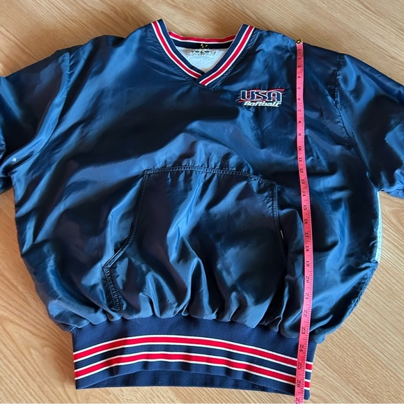 Vintage USA Softball 90s Bomber Sportswear Jacket XL - Picture 7 of 10